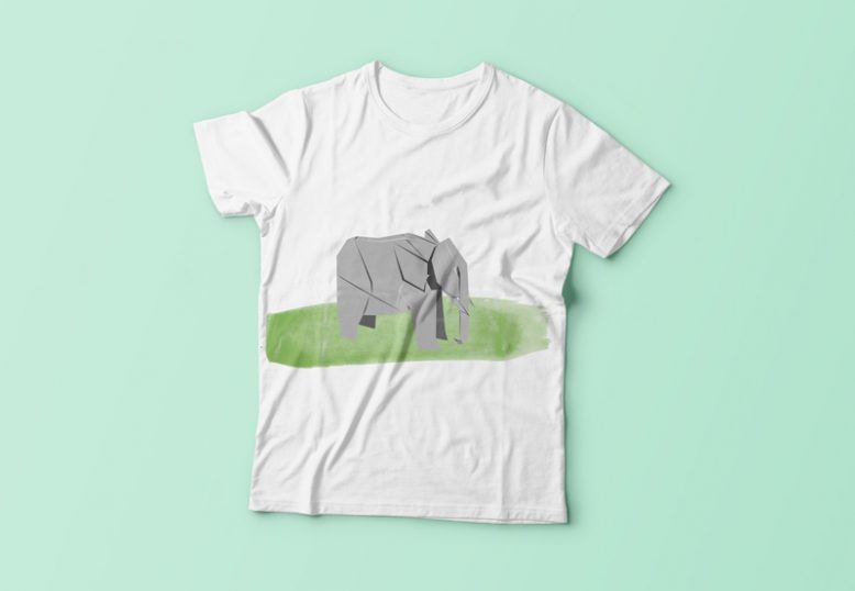 Origami T-shirt Design