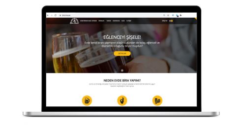 Bira House Web Site Tasarımı