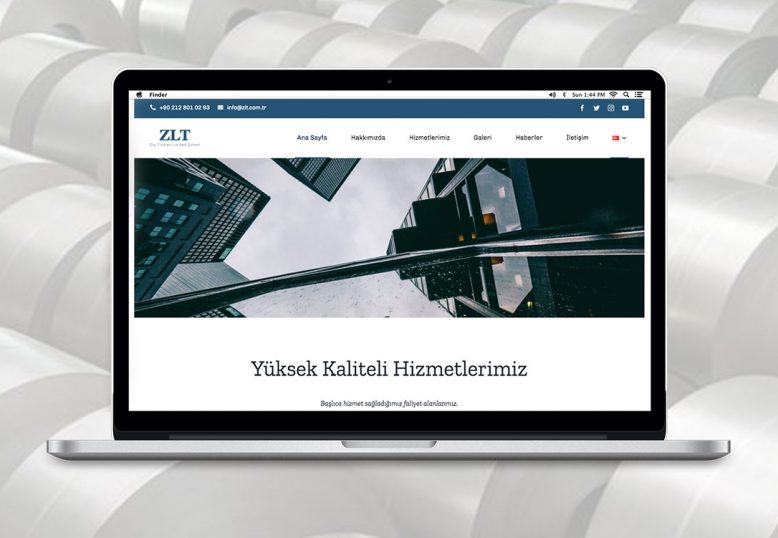 ZLT Dış Ticaret Kurumsal Web Site Tasarımı